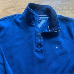 Tommy Hilfiger Blue Quarter-Zip Pullover